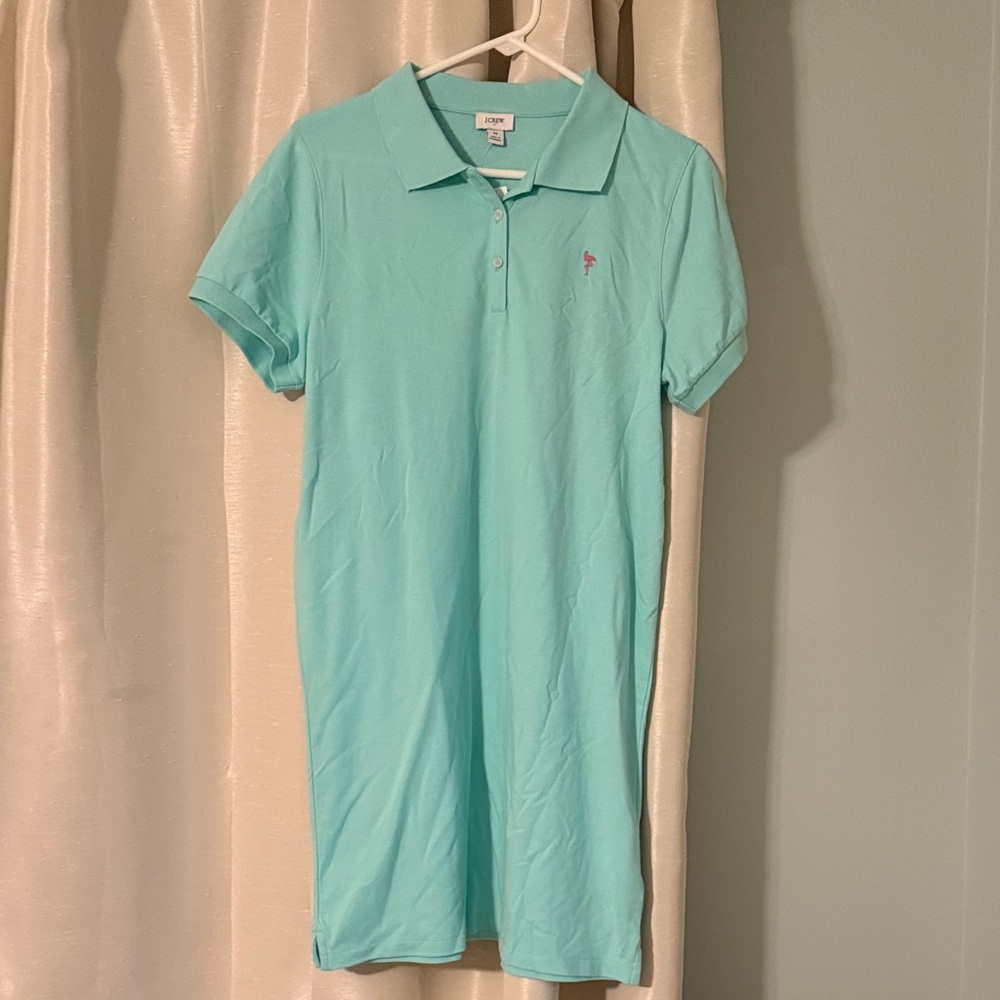J. Crew Light Blue Polo Dress